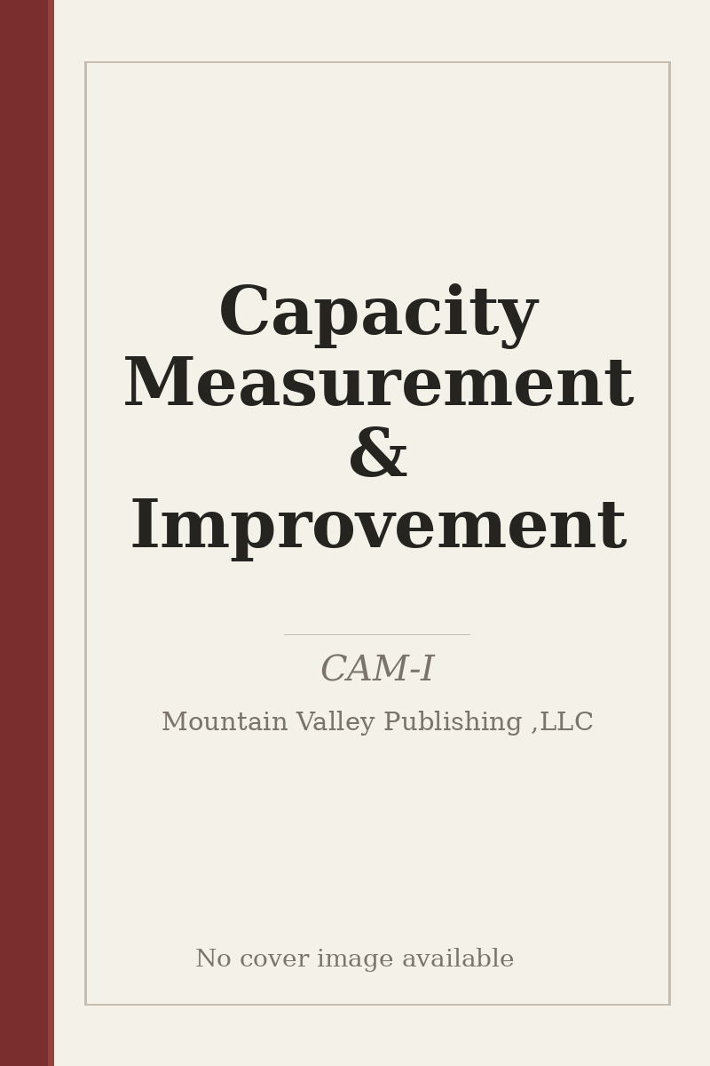 Capacity Measurement & Improvement - no cover image available
