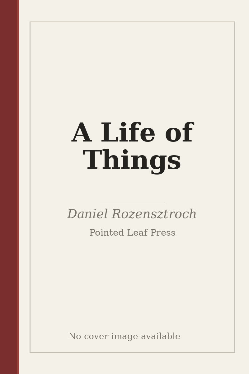 A Life of Things - no cover image available