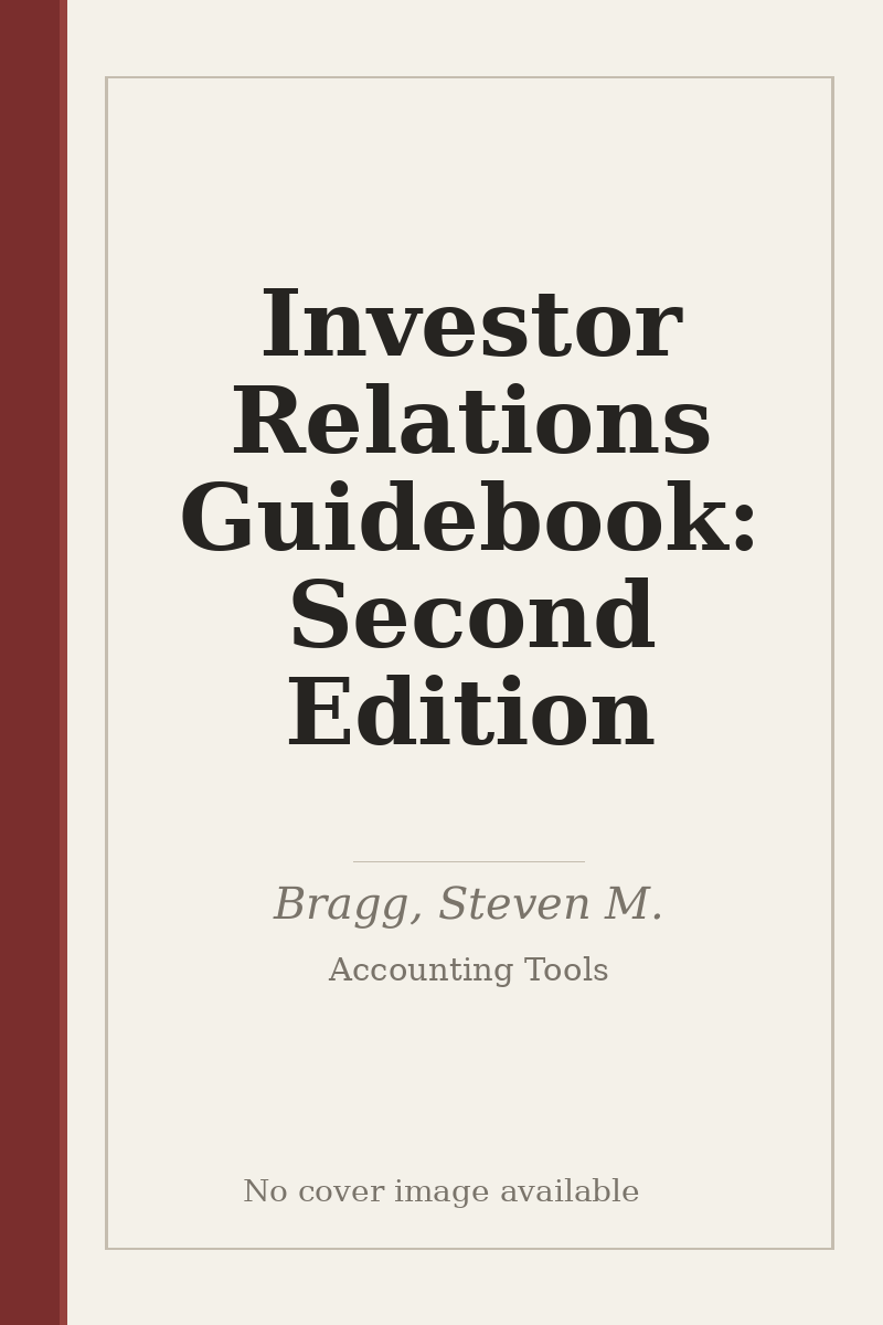 Investor Relations Guidebook: Second Edition - no cover image available