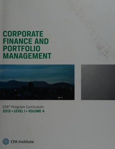 2015 CFA Level 3 Official Curriculum Book 1-6 Paperback – 2015