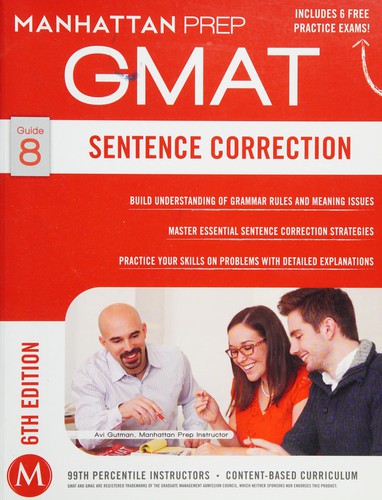 GMAT Sentence Correction (Manhattan Prep GMAT Strategy Guides)