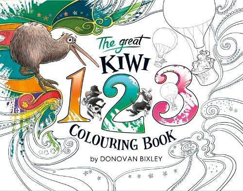 The Great Kiwi 123 Colouring Book (Colouring Books)