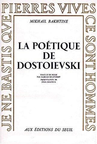 La Poétique de Dostoïevski