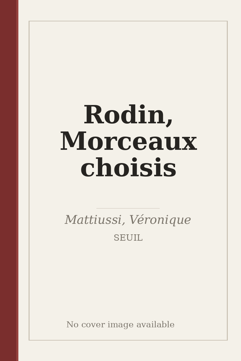 Rodin, Morceaux choisis - no cover image available