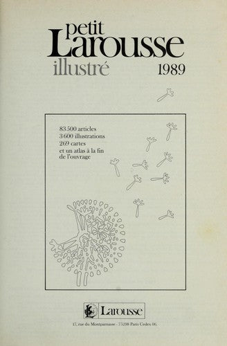 Petit Larousse Illustre 1989