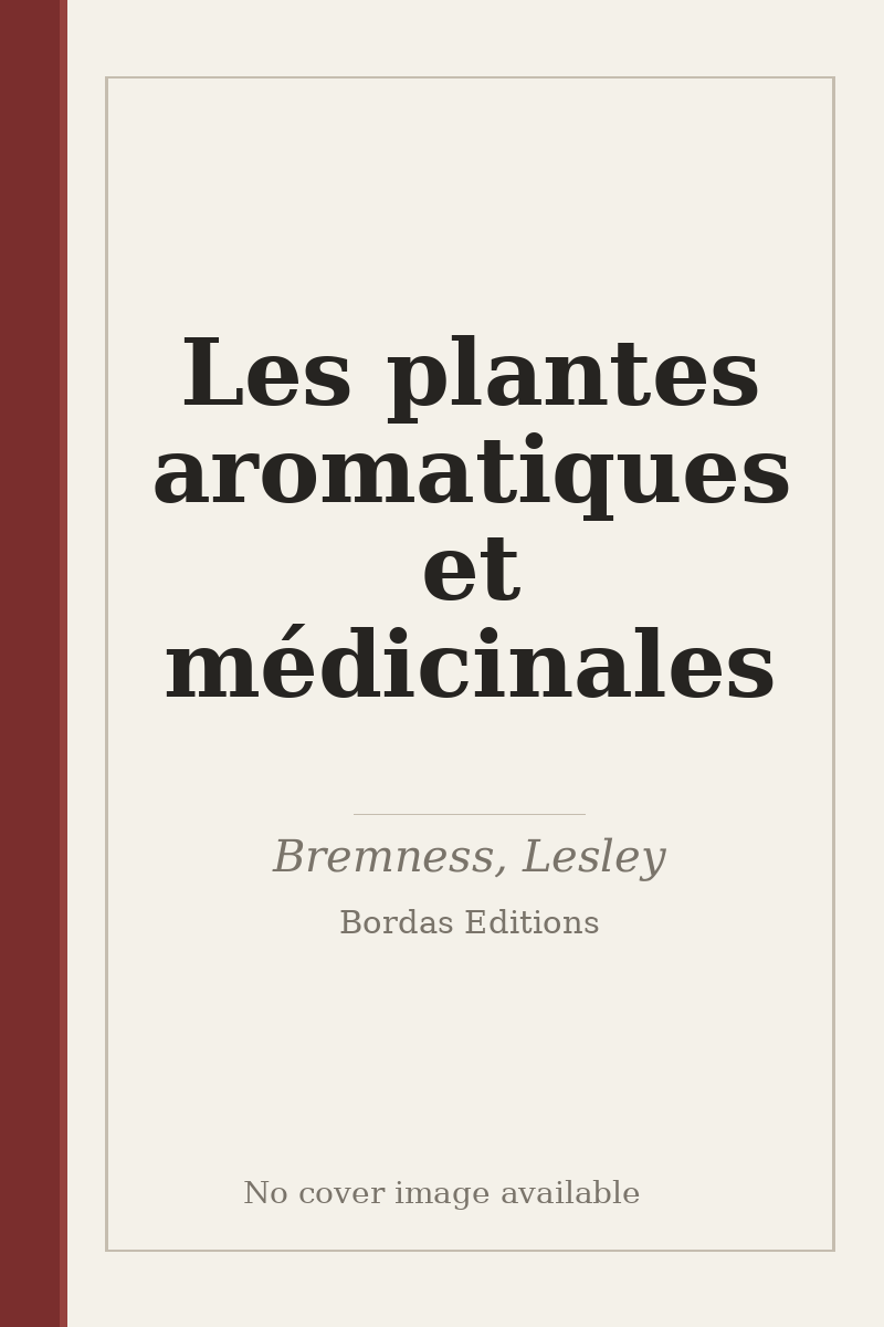 Les plantes aromatiques et médicinales - no cover image available