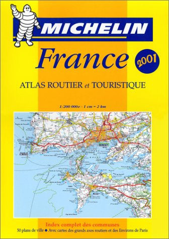 MICHELIN WEGENATLAS FRANCE ROUTIER 2001