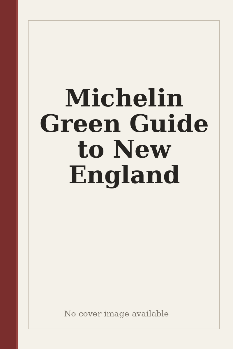 Michelin Green Guide to New England - no cover image available
