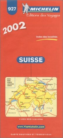 Switzerland: No. 927 (Michelin Maps)