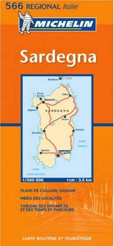 Sardegna: No.566 (Michelin Regional Maps)