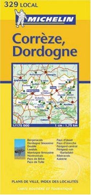 Correze/Dordogne: No.329 (Michelin Local Maps)