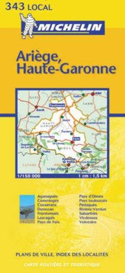 Ariege/Haute Garonne: No.343 (Michelin Local Maps)