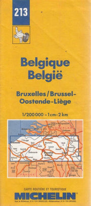 Bruxelles/Brussel-Oostend-Liege: No. 213 (Michelin Maps)