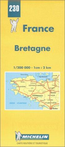 Brittany: No.230 (Michelin Maps)