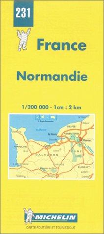 Normandy: No.231 (Michelin Maps)