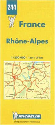 Michelin Map 244 Rhone, Alpes