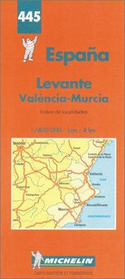 Central and Eastern Spain: No.445 (Michelin Maps)