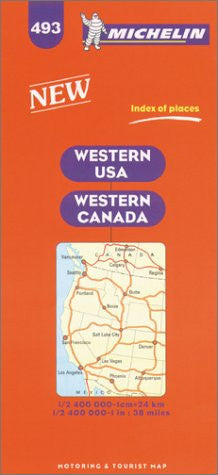 Western U.S.A.: No.493 (Michelin Maps)