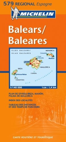Baleares: No.579 (Michelin Maps)