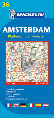 Amsterdam - Michelin City Plan 36: City Plans