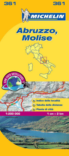 Abruzzo & Molise - Michelin Local Map 361: Map (Michelin Local Maps)