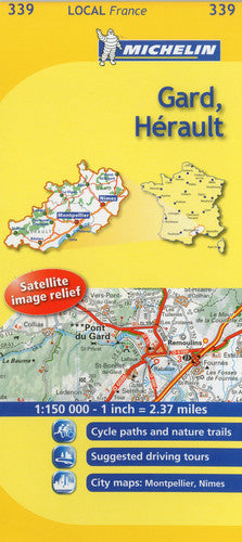 Gard, Herault: No. 339 (Michelin Local Maps)