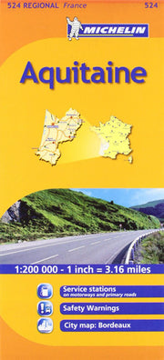 Aquitaine: No. 524 (Michelin Regional Maps)