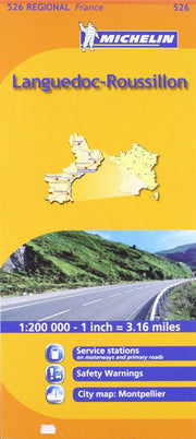 Michelin Maps: Michelin Map 526 Languedoc Roussillon