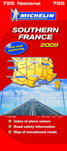 Southern France: No. 725 (Michelin National Maps)