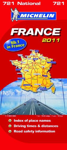 France National Map 2011: No. 721 (Michelin National Maps)