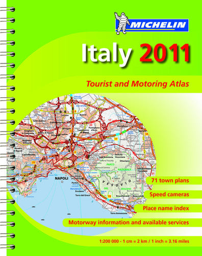 Italy 2011 Atlas (Michelin Tourist and Motoring Atlases)