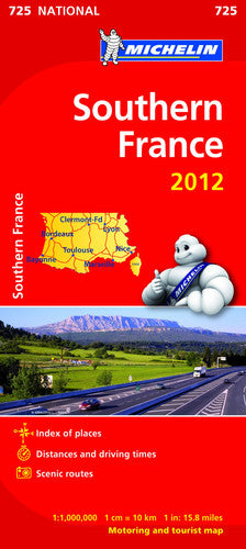 Southern France: 725 (Michelin National Maps)
