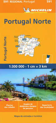 Portugal Norte - Michelin Regional Map 591: Map