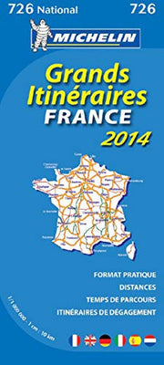 France Route Planning 2014 National Map 726 (Michelin National Maps)