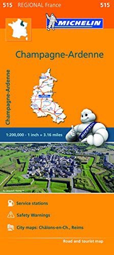 Champagne-Ardenne - Michelin Regional Map 515: Map