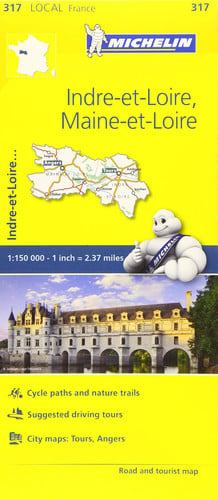 Indre-et-Loire, Maine-et-Loire - Michelin Local Map 317: Map (Michelin Local Maps)