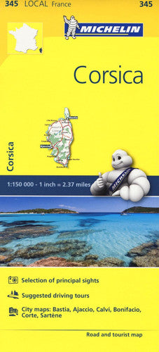 Corse-du-Sud, Haute-Corse - Michelin Local Map 345: Map (Michelin Local Maps)