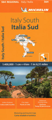Italy South - Michelin Regional Map 564: Map