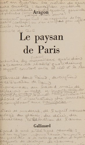 Le paysan de Paris (Collection Folio)