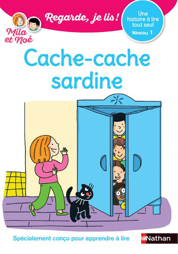Regarde je lis ! Une histoire à lire tout seul - Cache-cache sardine Niveau 1