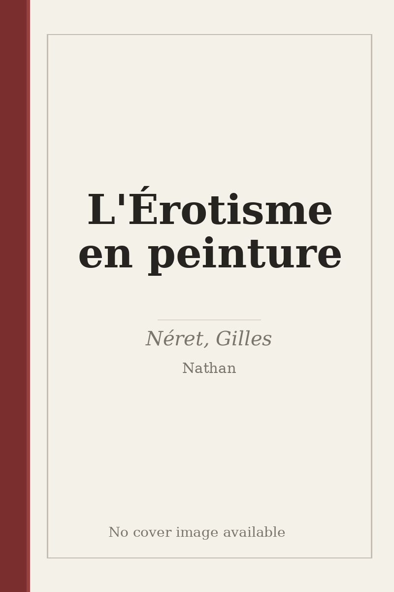 L'Érotisme en peinture - no cover image available