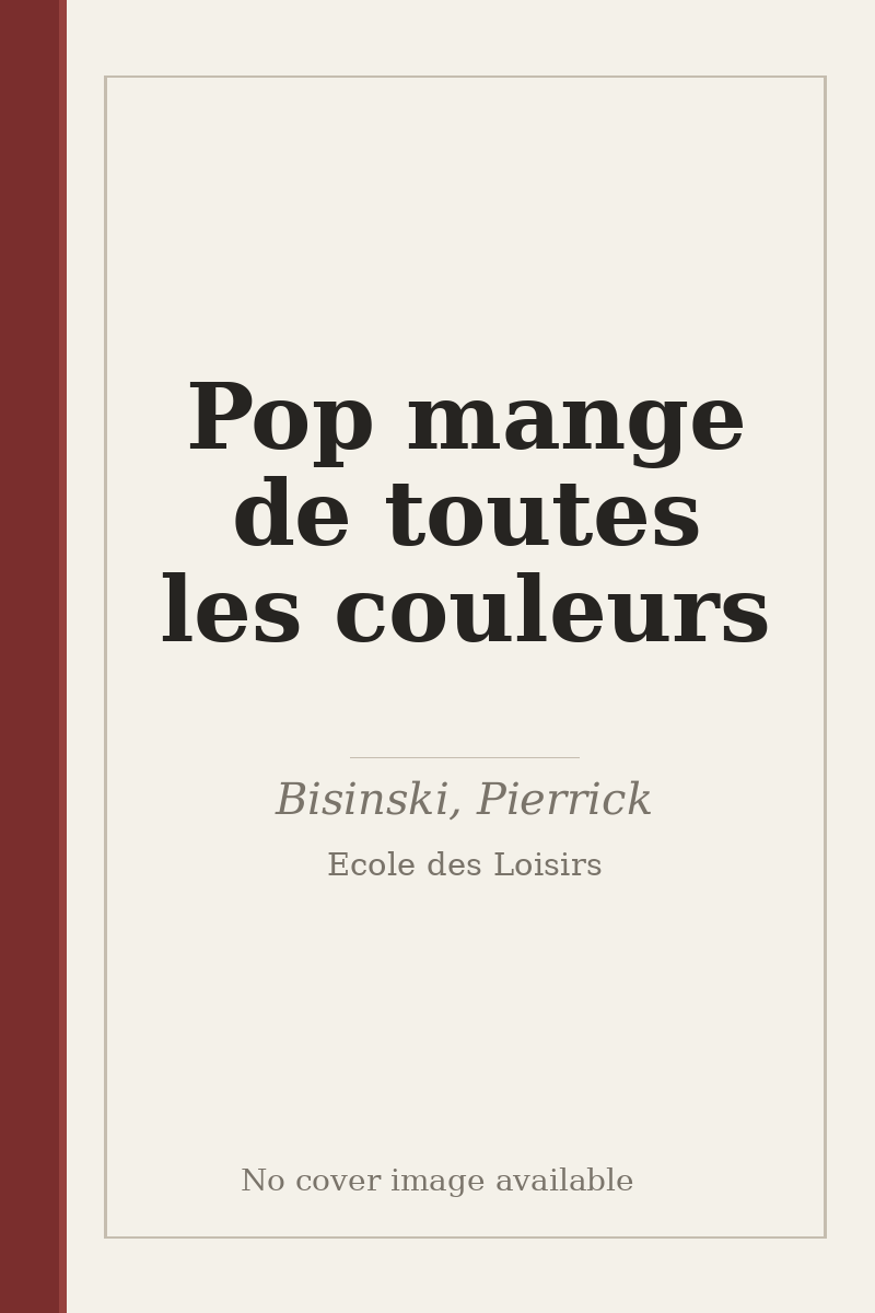 Pop mange de toutes les couleurs - no cover image available