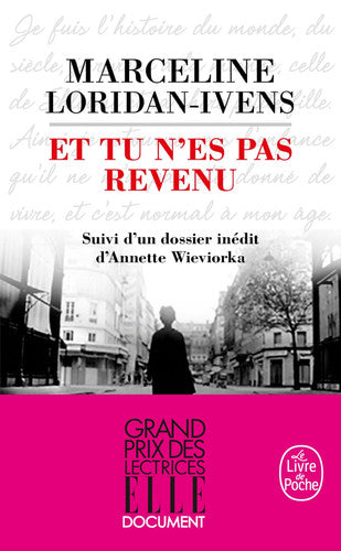 Et tu n'es pas revenu (Documents)