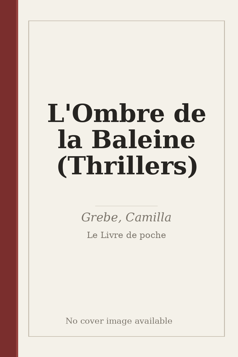 L'Ombre de la Baleine (Thrillers) - no cover image available