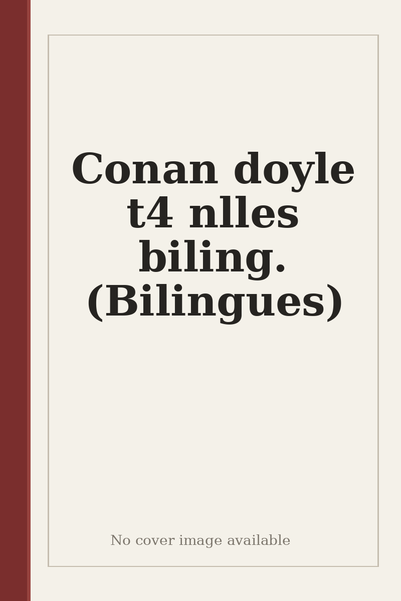 Conan doyle t4 nlles biling. (Bilingues) - no cover image available