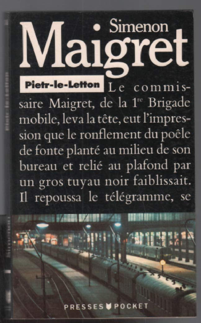 Pietr-Le-Letton (Presses-Pocket)