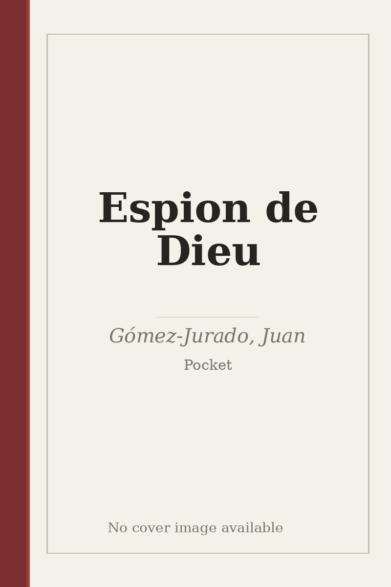 Espion de Dieu - no cover image available