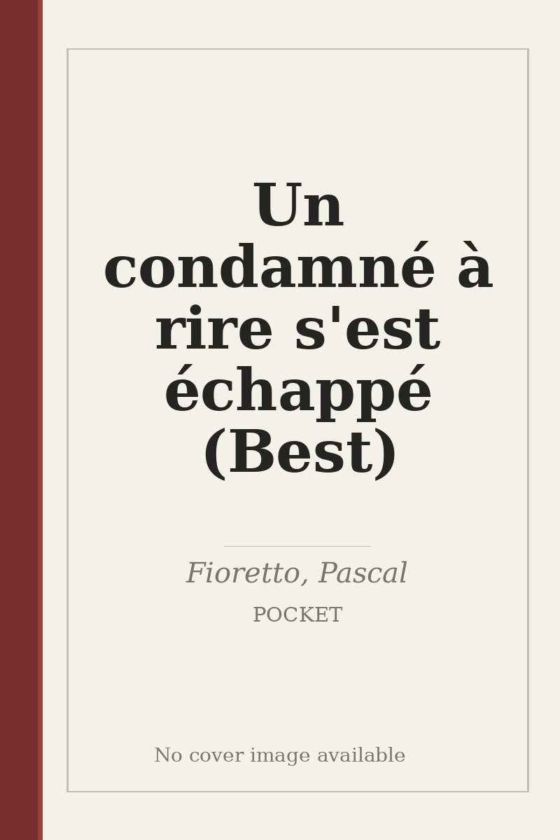 Un condamné à rire s'est échappé (Best) - no cover image available