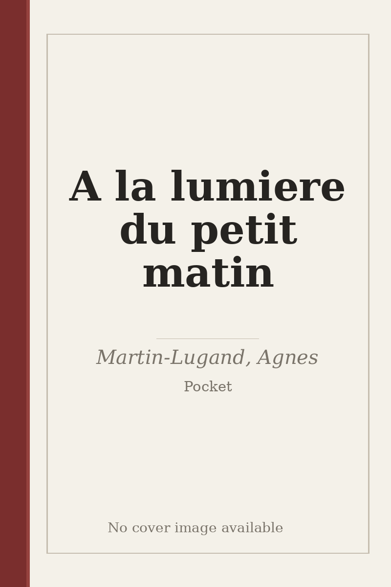 A la lumiere du petit matin - no cover image available