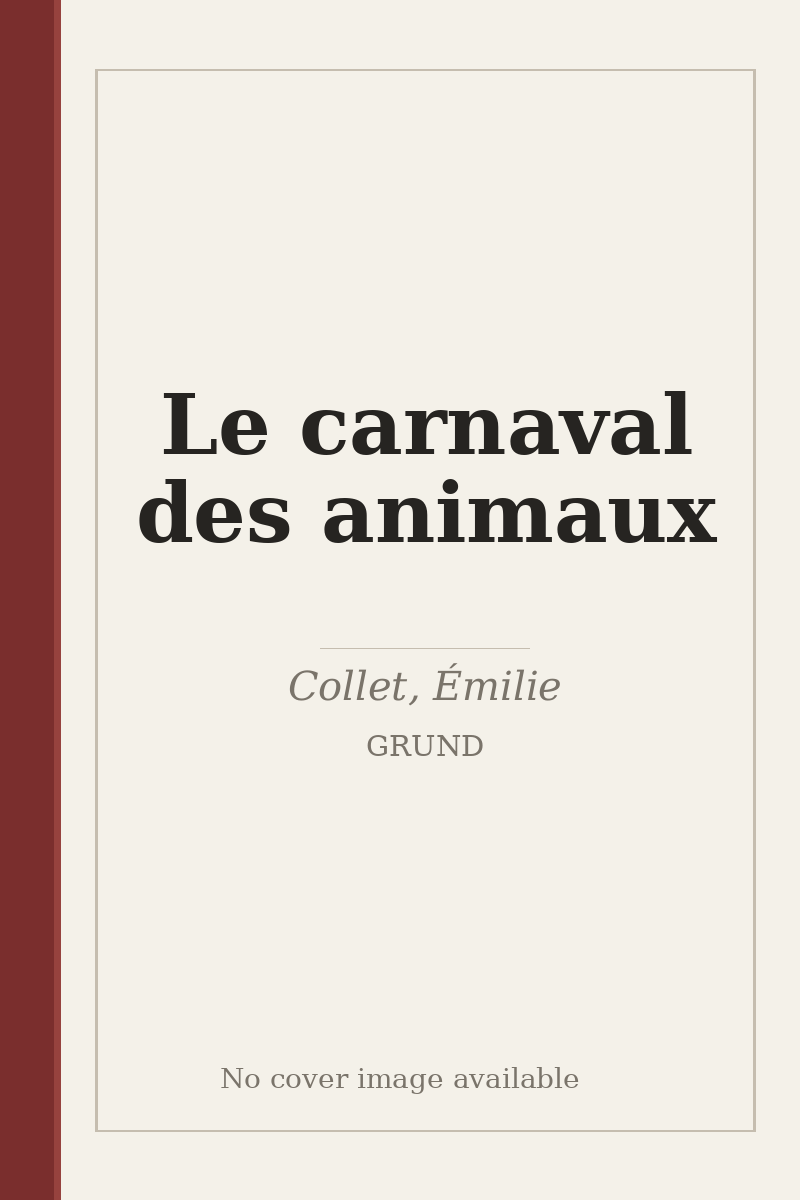Le carnaval des animaux - no cover image available